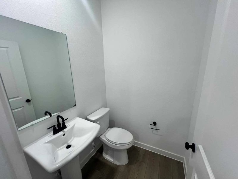 Powder Bathroom Construction Progress