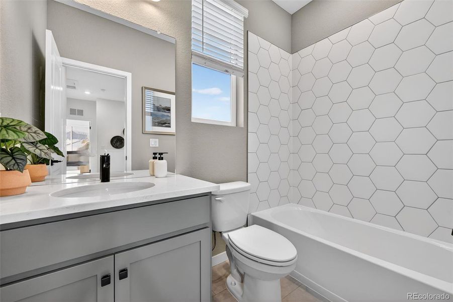 Furnished interior view inside a new home in , Littleton (Image 18).