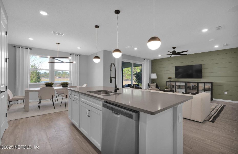 Furnished interior view inside a new home in Murray Farms, Middleburg (Image 11).