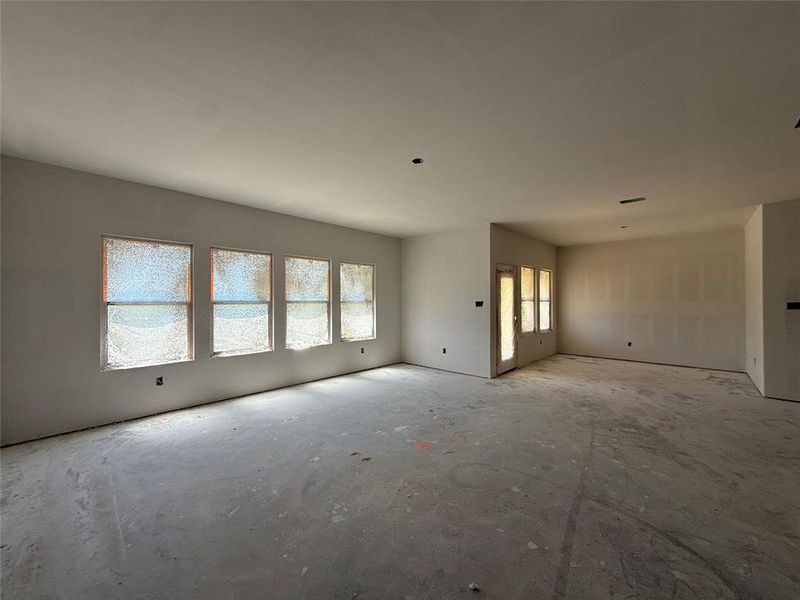 In-progress construction of a new home in Freeman Ranch, Weatherford, TX (Image 5).