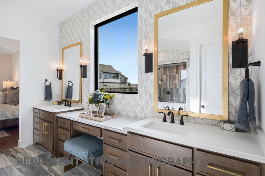Furnished interior view inside a new home in Jordan Ranch, Fulshear (Image 16).