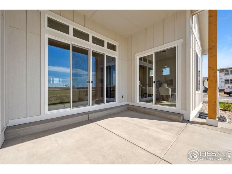 Private Covered Patio