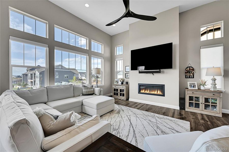 Furnished interior view inside a new home in , Castle Rock (Image 31).