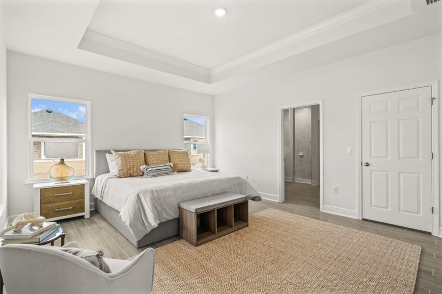 Furnished interior view inside a new home in Natureview, Freeport (Image 11).