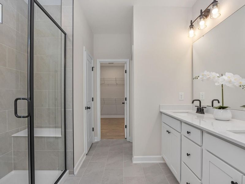 Furnished interior view inside a new home in Woodland Crossing, Zebulon (Image 16).