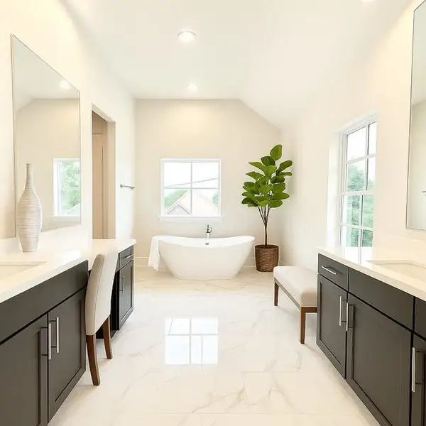 Furnished interior view inside a new home in Eastwood Green, Houston (Image 9).
