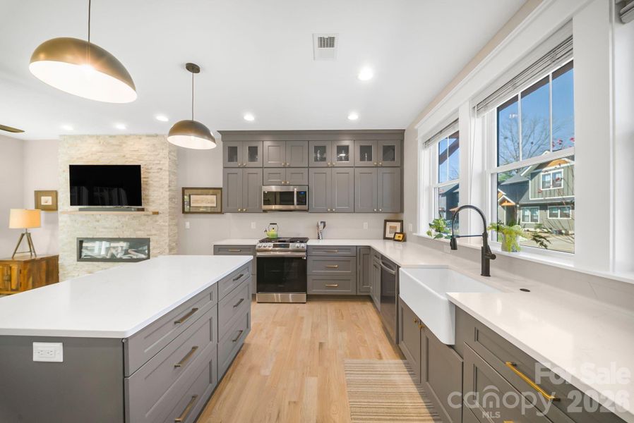 Furnished interior view inside a new home in , Asheville (Image 8).