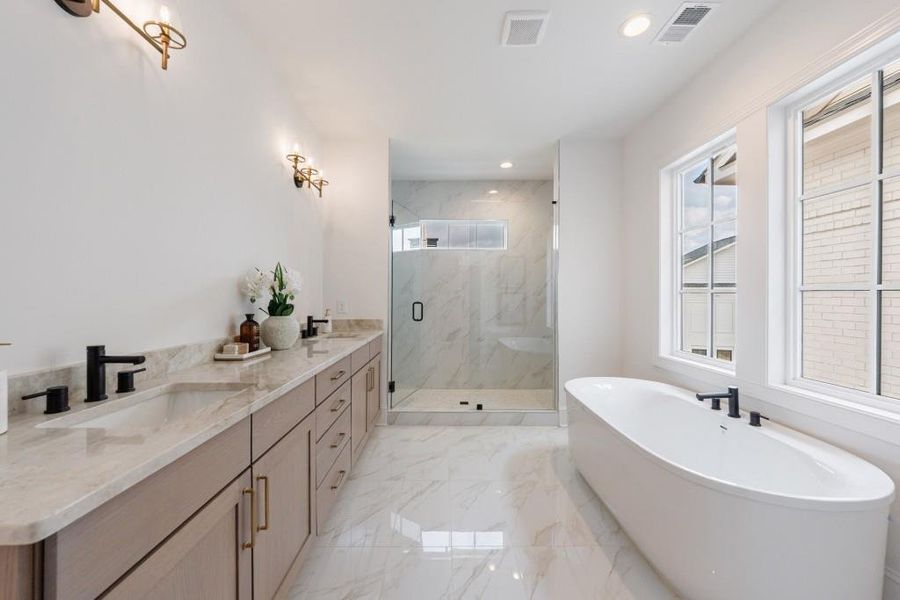 Furnished interior view inside a new home in , Alpharetta (Image 45).