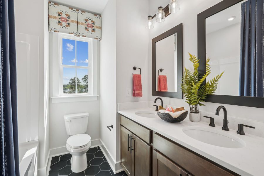 Representative furnished interior of a home built from the Ryder by Tri Pointe Homes in Holding Village, Wake Forest (Image 23).