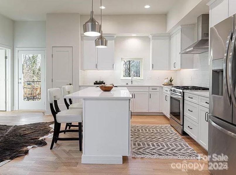Furnished interior view inside a new home in , Asheville (Image 6).
