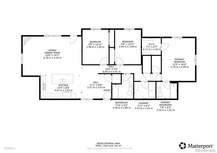 2D floor plan layout of this home in , Westcliffe, CO (Image 3).