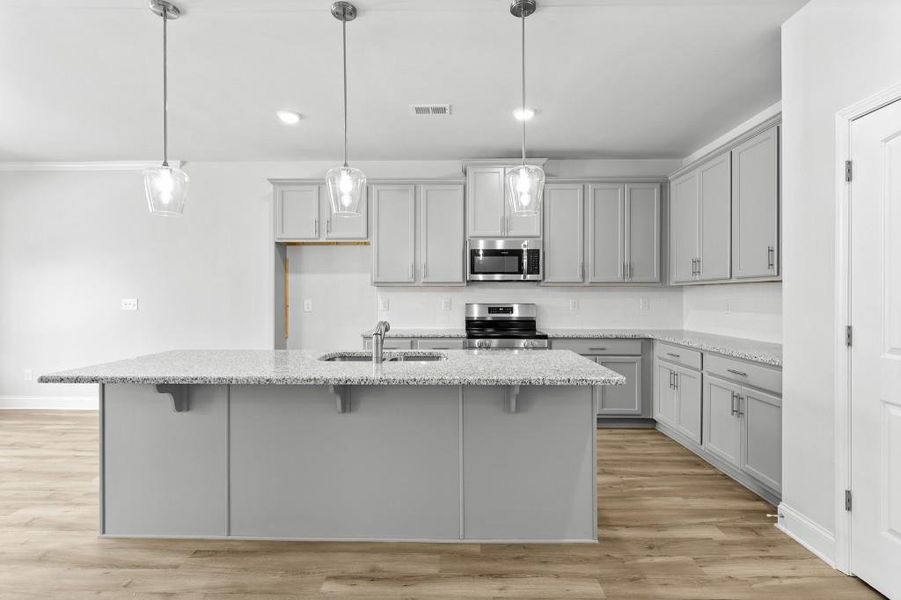 Furnished interior view inside a new home in , Homer (Image 7).