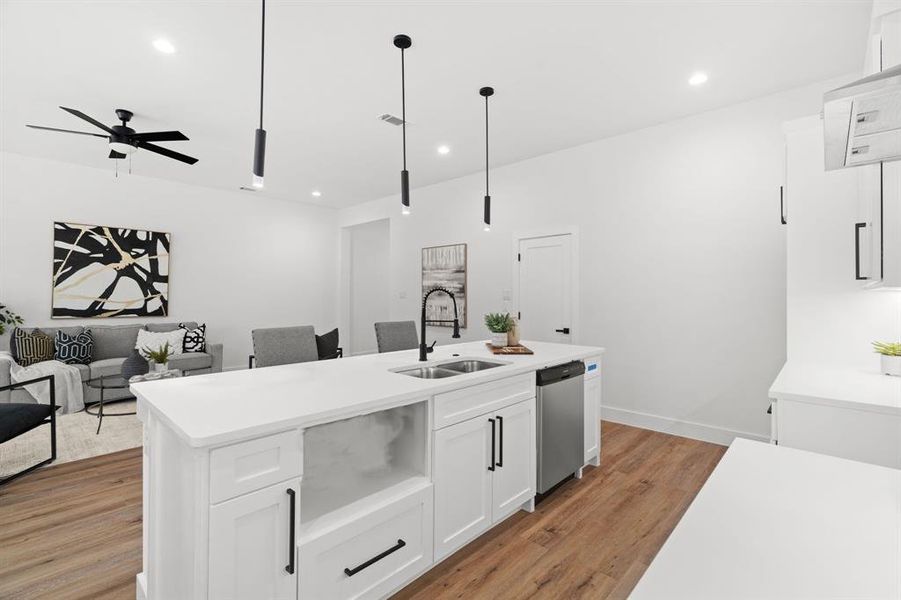 Furnished interior view inside a new home in , Dallas (Image 15). Furnished interior view inside a new home in , Dallas (Image 15).