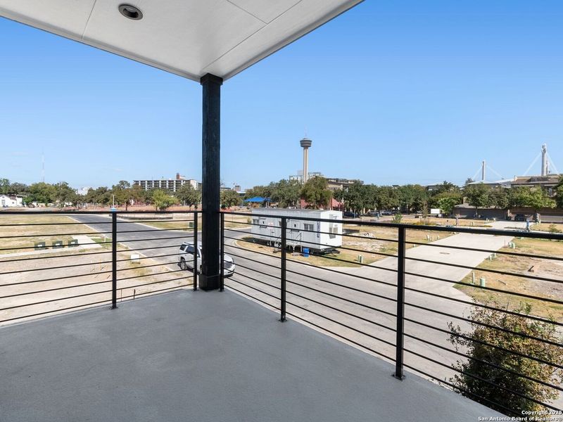 Exterior details and patio area of a home in Victoria Commons, San Antonio (Image 32).