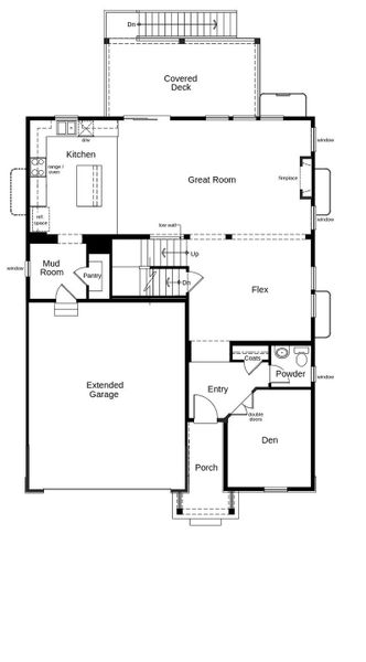 2D floor plan layout of this home in Terrain Oak Valley, Castle Rock, CO (Image 2). 2D floor plan layout of this home in Terrain Oak Valley, Castle Rock, CO (Image 2).