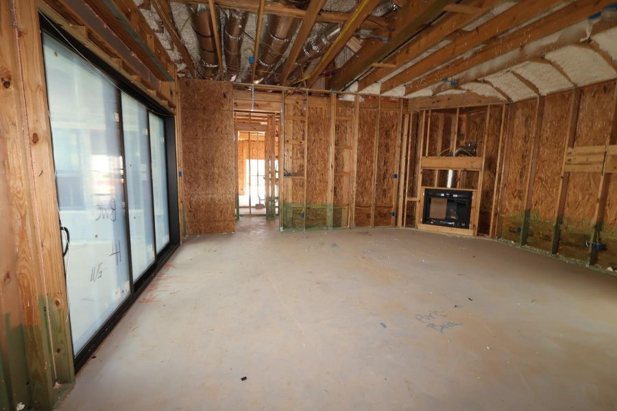 In-progress construction of a new home in Riceland - Enclave Row Collection, Mont Belvieu, TX (Image 7).