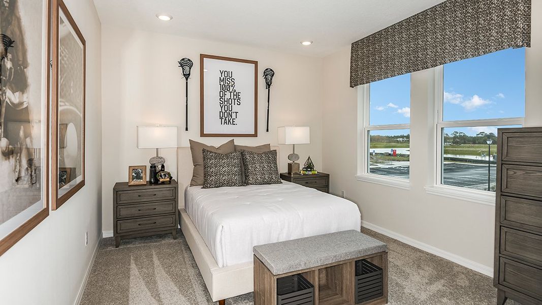 Furnished interior view inside a new home in Indigo Creek, Apollo Beach (Image 26).