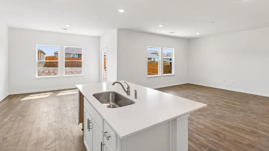 Furnished interior view inside a new home in Prairie Lakes, Buda (Image 8).