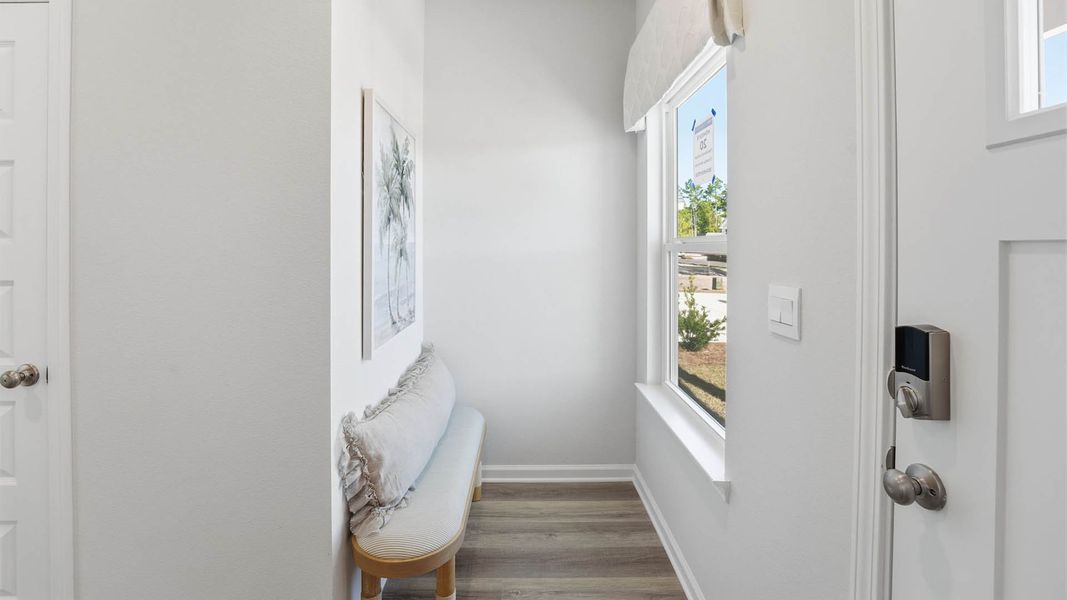 Furnished interior view inside a new home in Chateau Nemours, Port Saint Joe (Image 6). Furnished interior view inside a new home in Chateau Nemours, Port Saint Joe (Image 6).