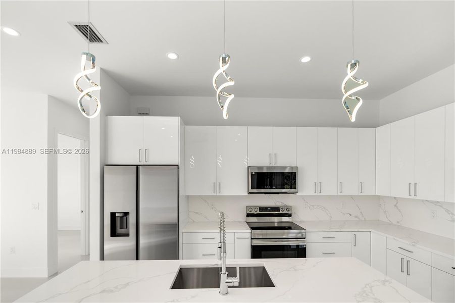 Furnished interior view inside a new home in , Lehigh Acres (Image 7).