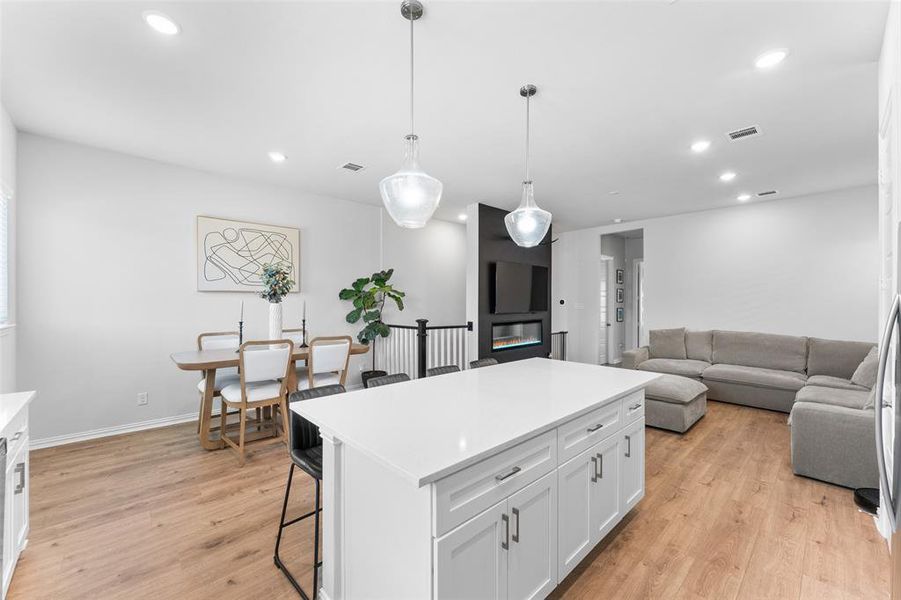 Furnished interior view inside a new home in Tenison Village at Buckner Terrace, Dallas (Image 24). Furnished interior view inside a new home in Tenison Village at Buckner Terrace, Dallas (Image 24).