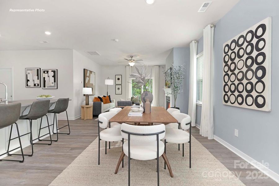 Furnished interior view inside a new home in Fergus Crossing, York (Image 4).
