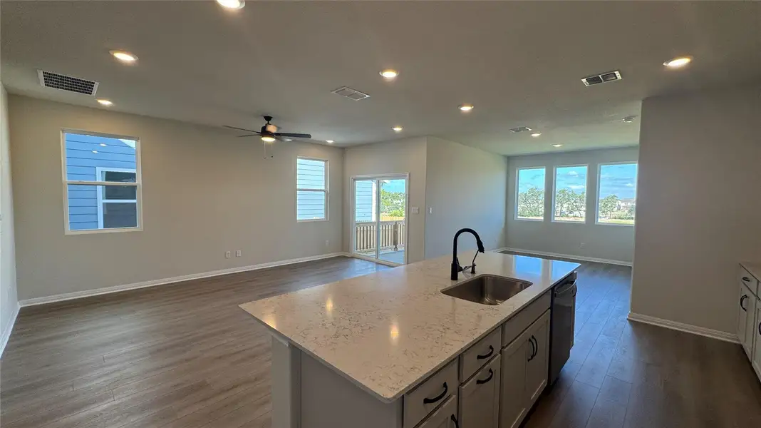 Furnished interior view inside a new home in Cannon Ranch 45s, Dripping Springs (Image 9). Furnished interior view inside a new home in Cannon Ranch 45s, Dripping Springs (Image 9).