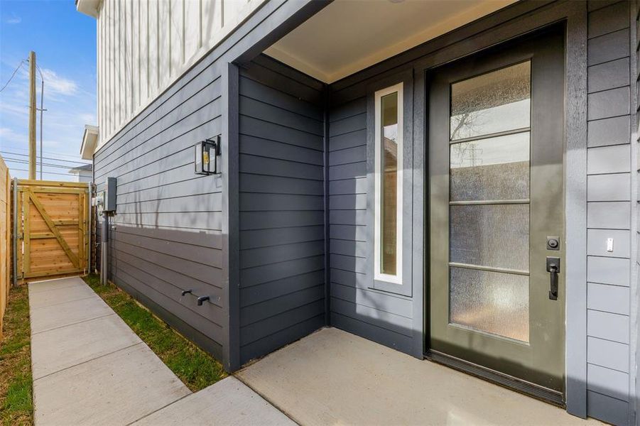 Entrance to property with a gate