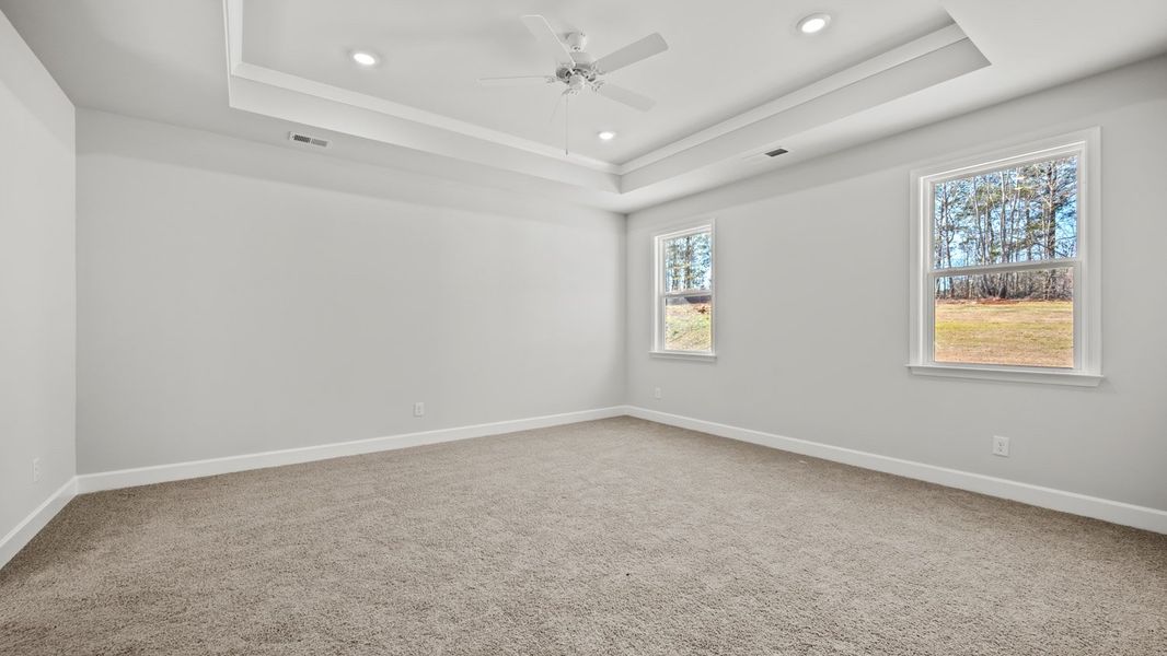 Representative unfurnished interior of a home built from the Marlene by D.R. Horton in Evergreen Crossing, Locust Grove (Image 19).