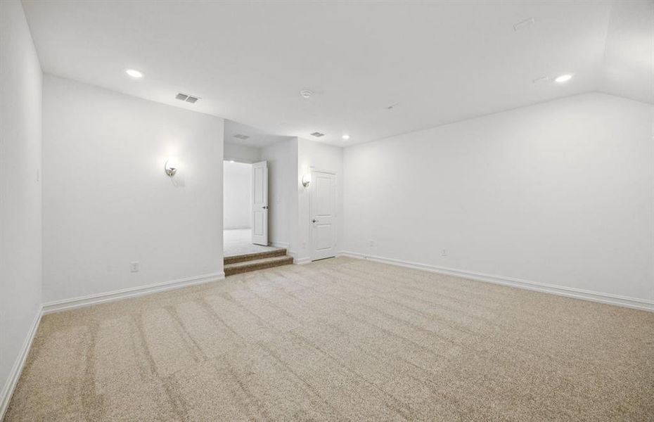 Deep Media Room *Real home pictured Deep Media Room *Real home pictured