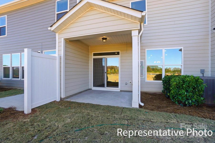 Exterior details and patio area of a home in , Waxhaw (Image 4).