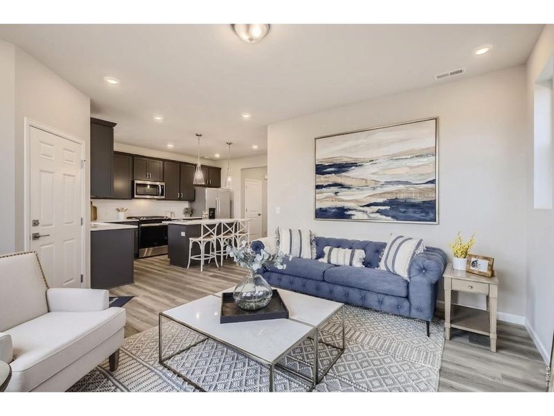 Furnished interior view inside a new home in Waterfield, Fort Collins (Image 3).