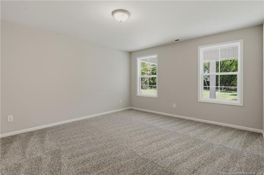 Carpet in all bedrooms