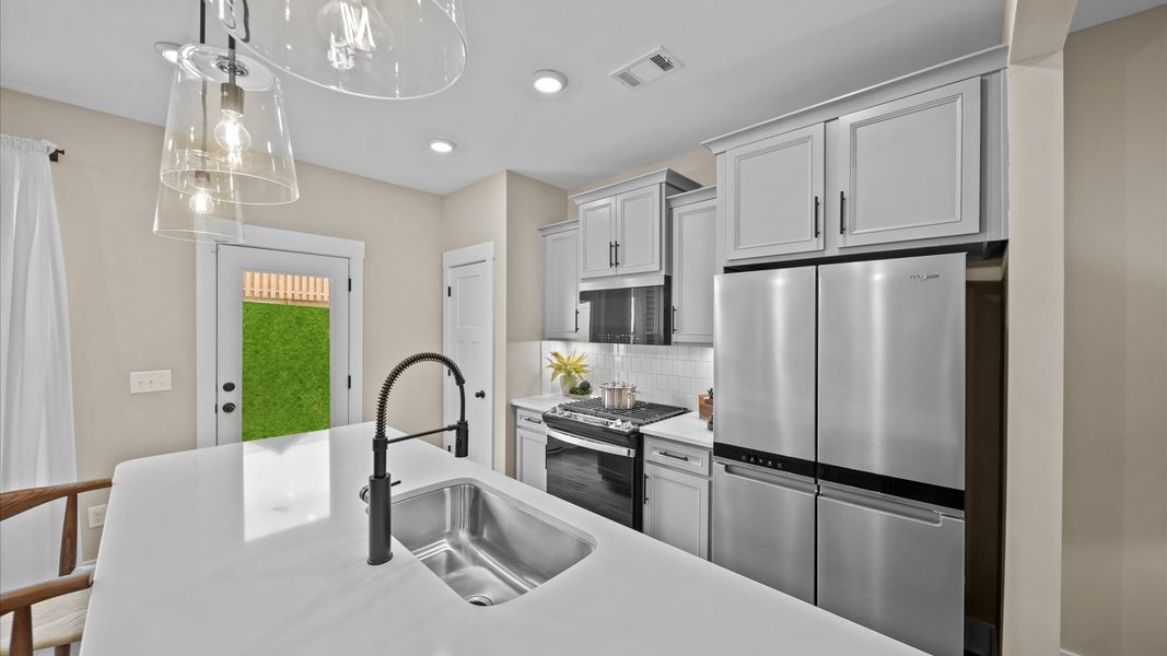 Furnished interior view inside a new home in Saluda Crossing, Piedmont (Image 5).