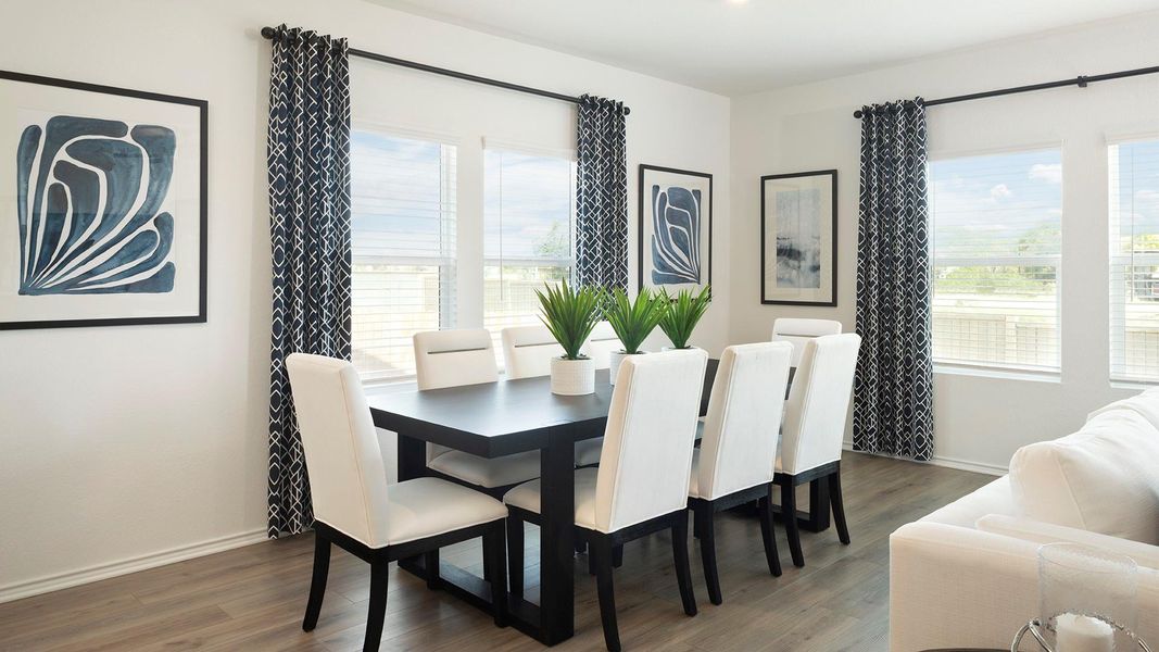Furnished interior view inside a new home in Woodfield Preserve, Georgetown (Image 11).