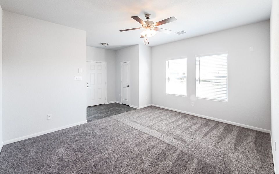 Representative unfurnished interior of a home built from the Pine by CastleRock Communities in Serenada, Brookshire (Image 7).
