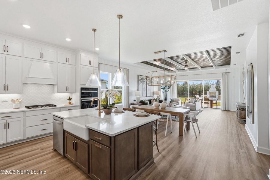 Furnished interior view inside a new home in , St. Augustine (Image 8).