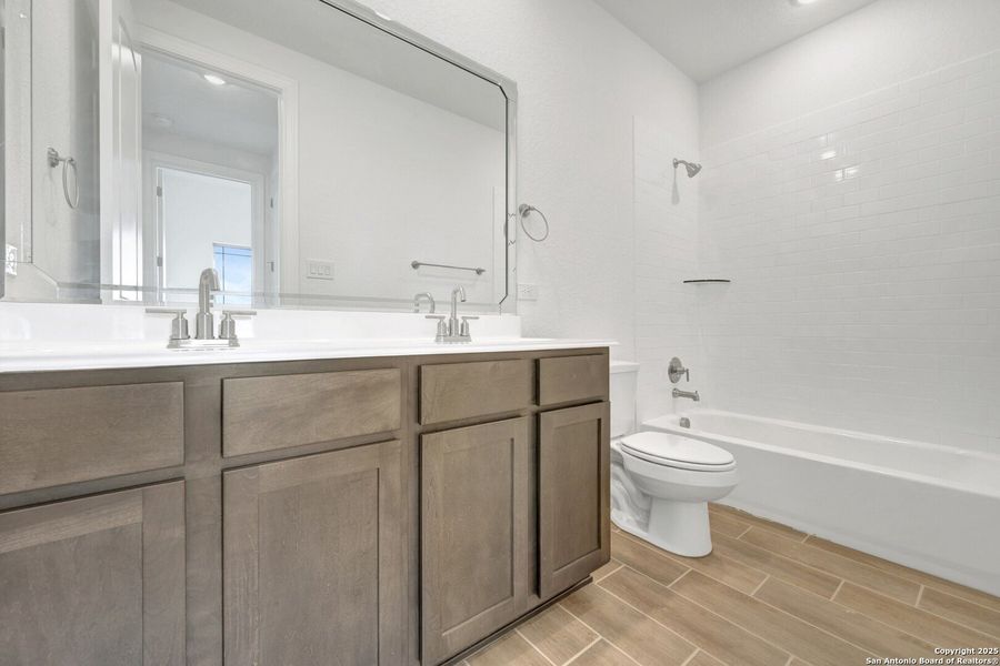 Furnished interior view inside a new home in Everly Estates, San Antonio (Image 3). Furnished interior view inside a new home in Everly Estates, San Antonio (Image 3).