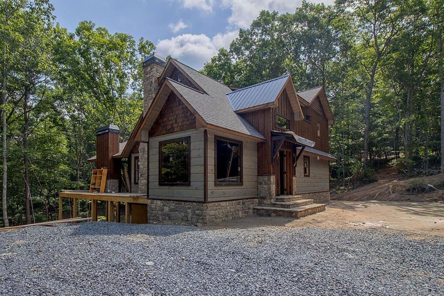 In-progress construction of a new home in , Morganton, GA (Image 6). In-progress construction of a new home in , Morganton, GA (Image 6).
