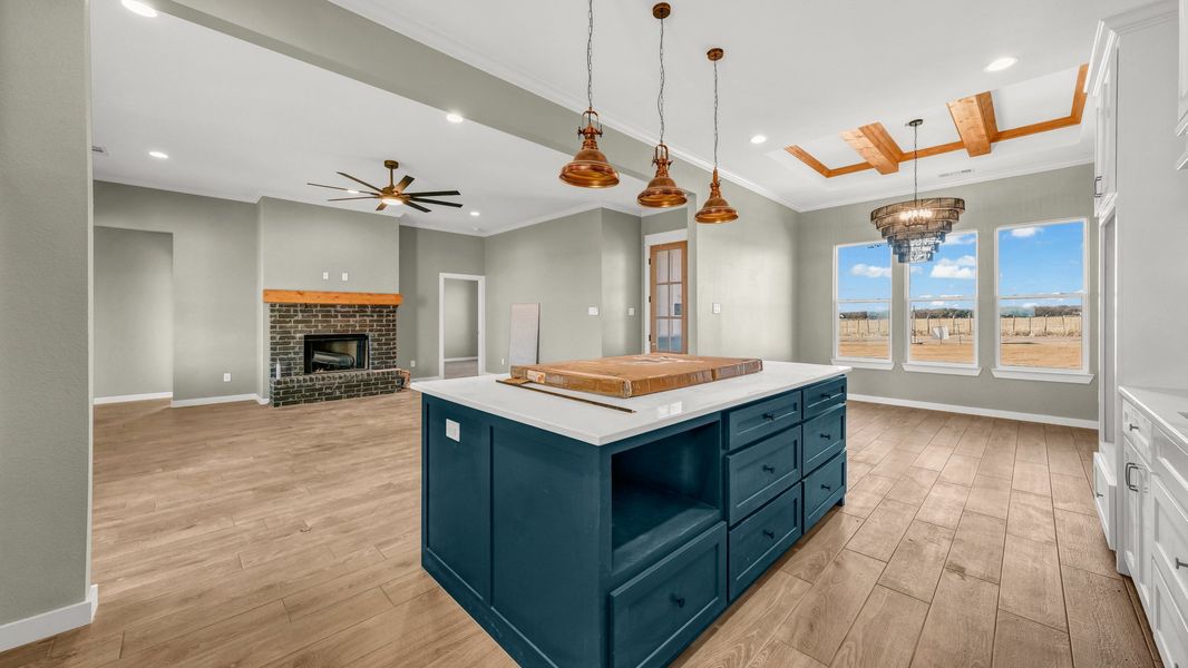 Representative furnished interior of a home built from the Jarrett 1 by Zeal Home Builders in Saddle Crest Estates, Weatherford (Image 43).