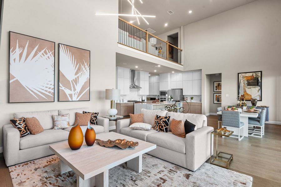 Furnished interior view inside a new home in Sweetgrass, Haslet (Image 8).