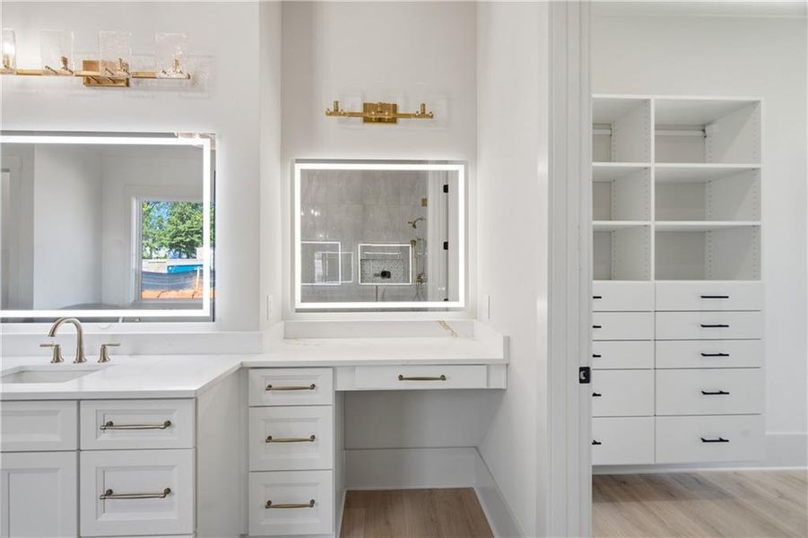Furnished interior view inside a new home in , Buford (Image 17).