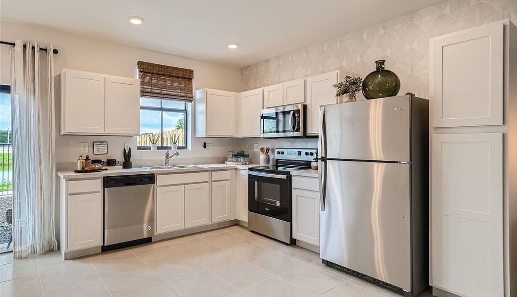 Furnished interior view inside a new home in Palm Cay, Florida City (Image 9).