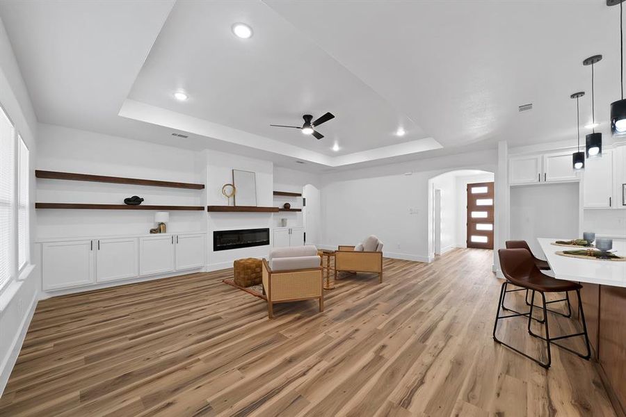 Furnished interior view inside a new home in , Fort Worth (Image 12). Furnished interior view inside a new home in , Fort Worth (Image 12).