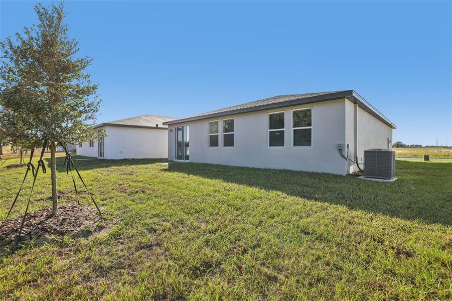 Exterior details and patio area of a home in Bradbury Creek - Signature Series, Haines City (Image 20).