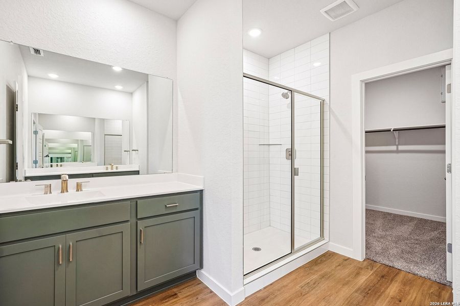 Furnished interior view inside a new home in Weston Oaks, San Antonio (Image 5).