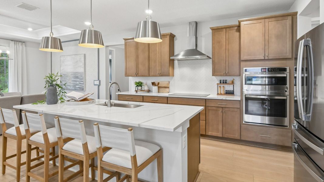 Representative furnished interior of a home built from the Marigold by DRB Homes in Ardisia Park, New Smyrna Beach (Image 25).