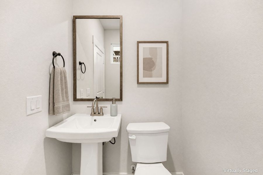 Furnished interior view inside a new home in Willow Grove Townhomes, Melissa (Image 16).