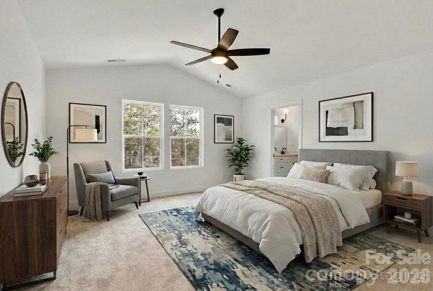 Furnished interior view inside a new home in , Kannapolis (Image 8).