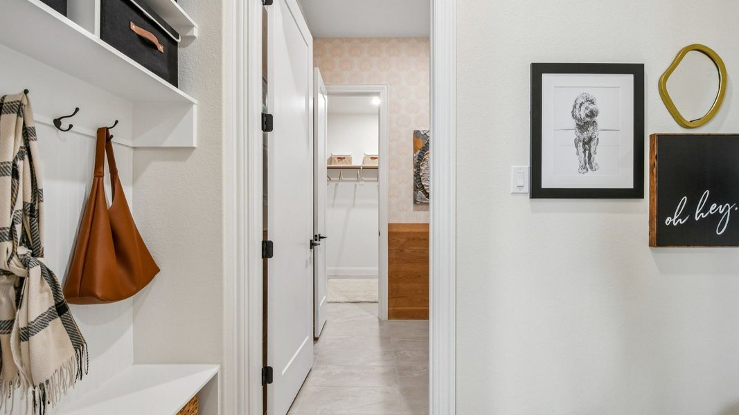 Representative furnished interior of a home built from the Elm by DRB Homes in Oaks at San Gabriel, Georgetown (Image 26).